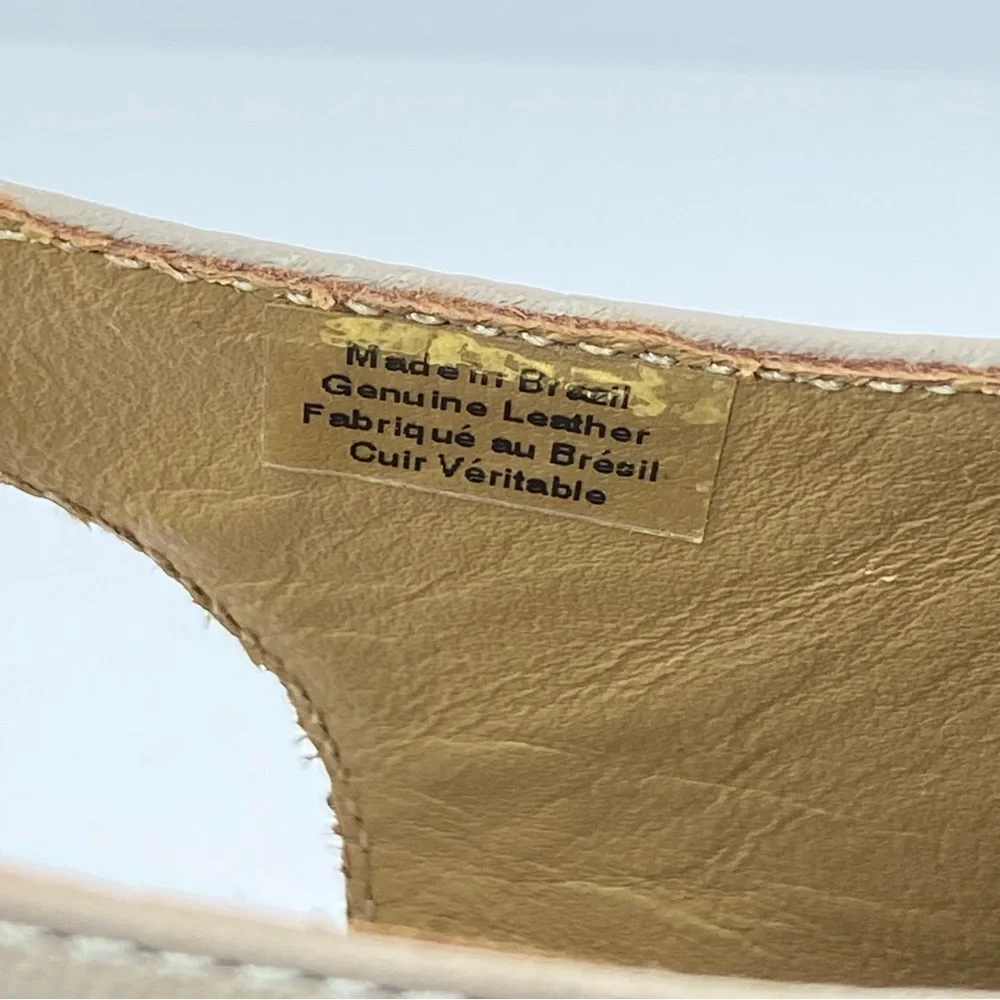 Anthropologie Nina Payne 8.5 9 Slingback Sandal Lina Heels Blue Leather EU 39 - Picture 8 of 11